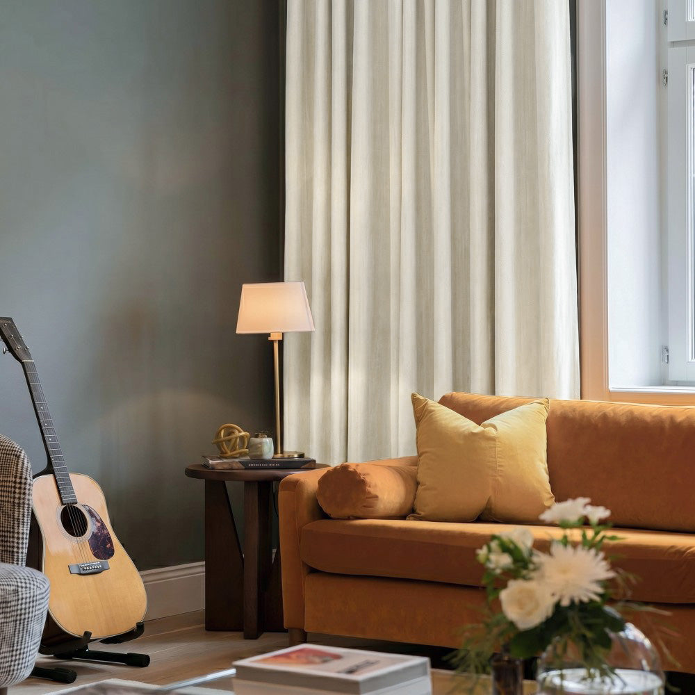 Clive Cotton Soft 100% Blackout Thermal Curtains