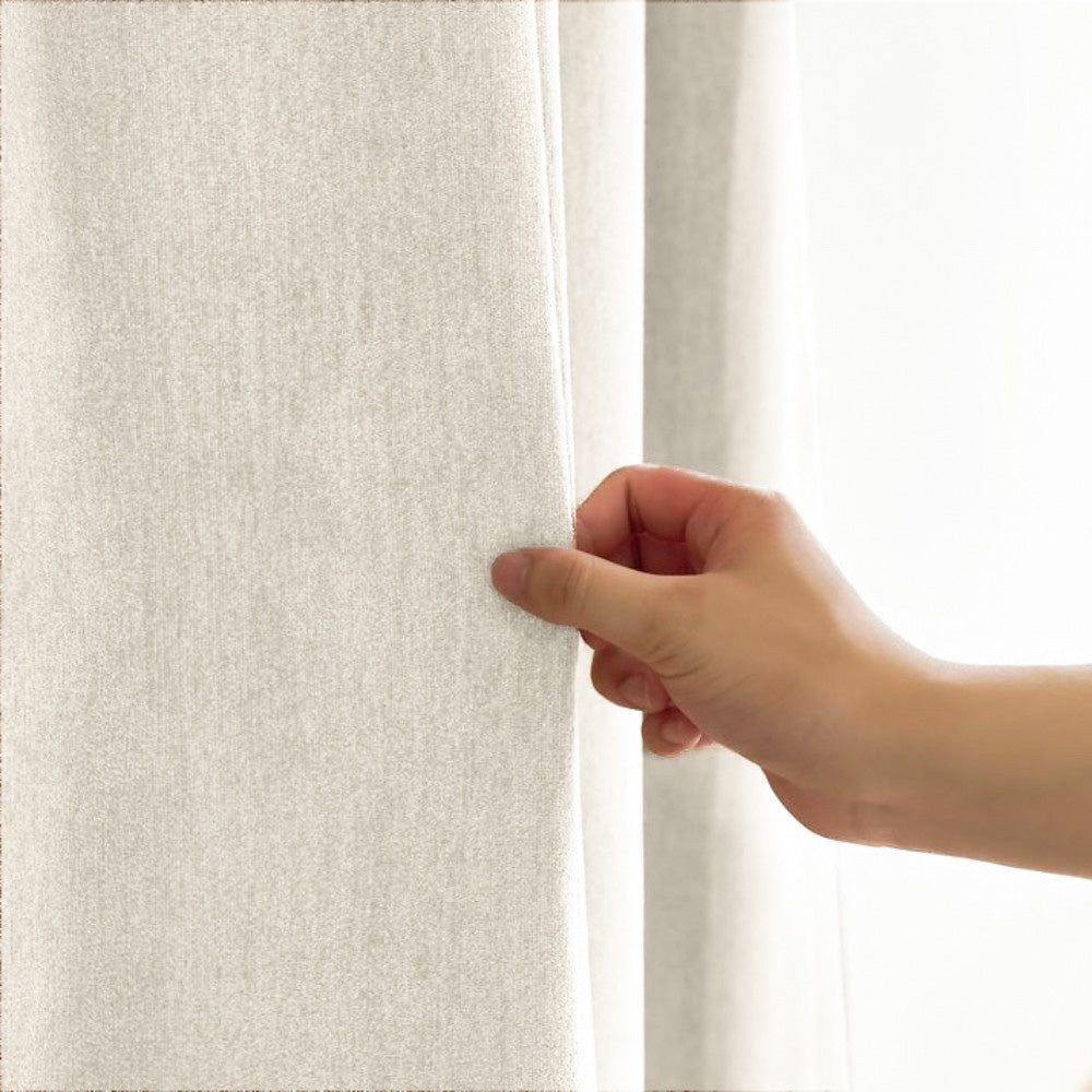 Clive Cotton Soft 100% Blackout Thermal Curtains