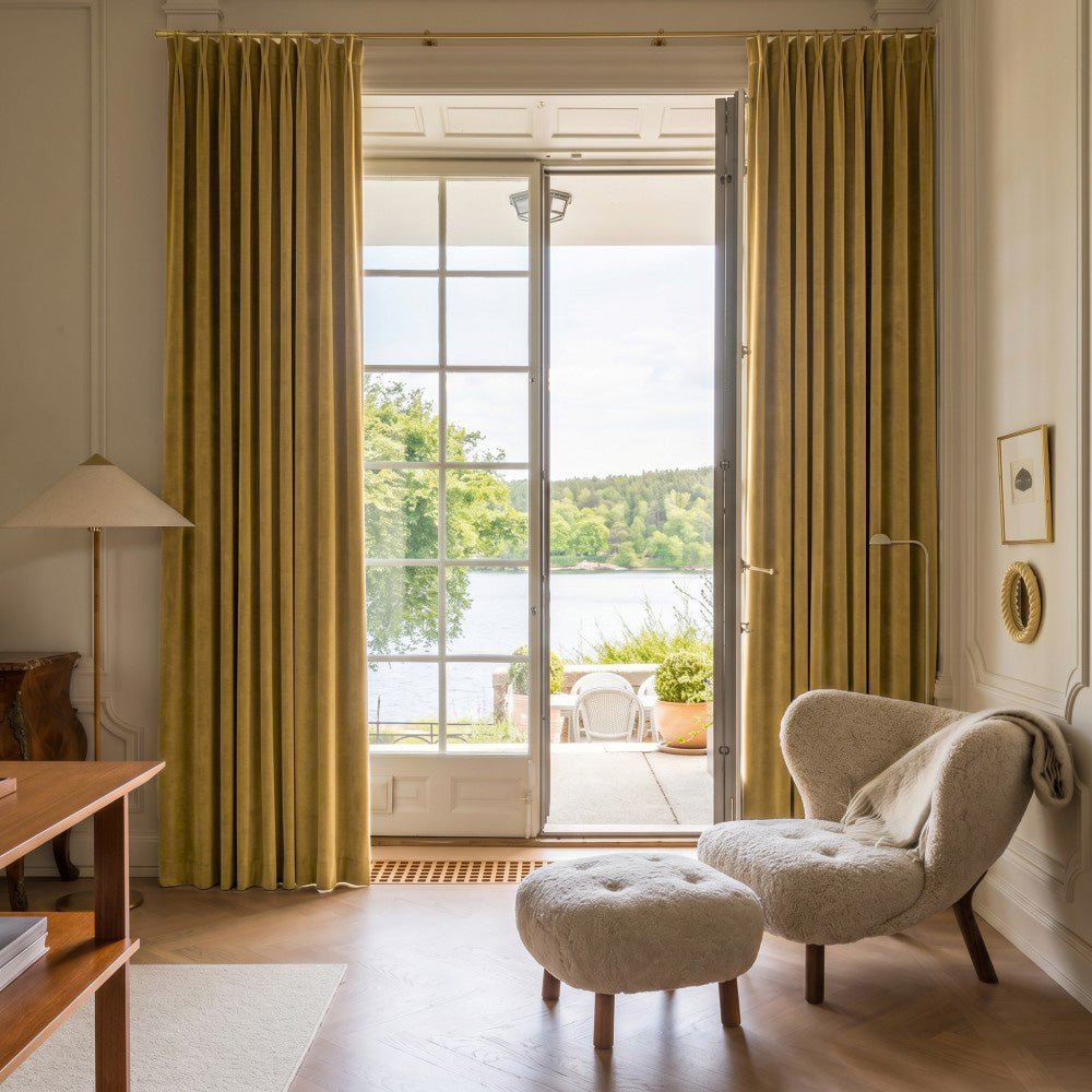 Clive Cotton Soft 100% Blackout Thermal Curtains