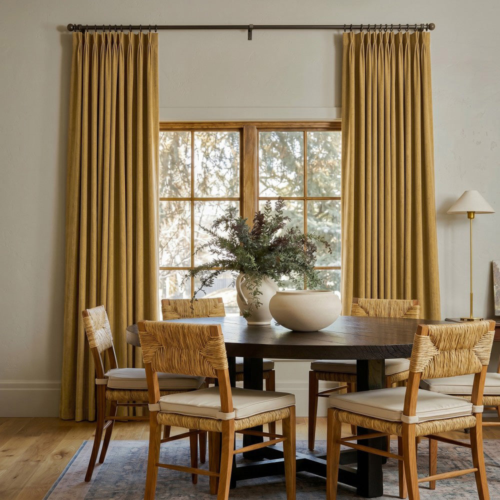 Clive Cotton Soft 100% Blackout Thermal Curtains