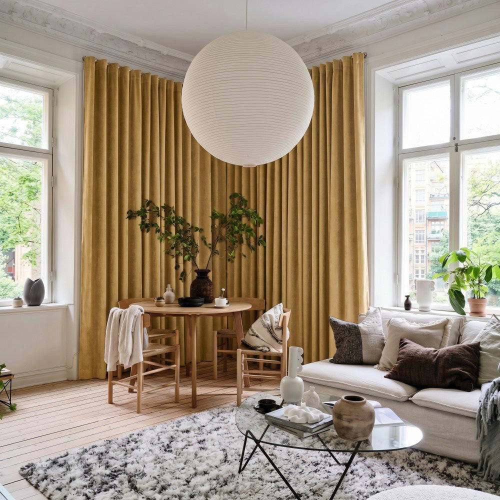 Clive Cotton Soft 100% Blackout Thermal Curtains