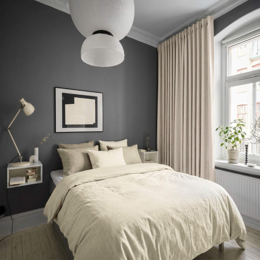 Clive Cotton Soft 100% Blackout Thermal Curtains