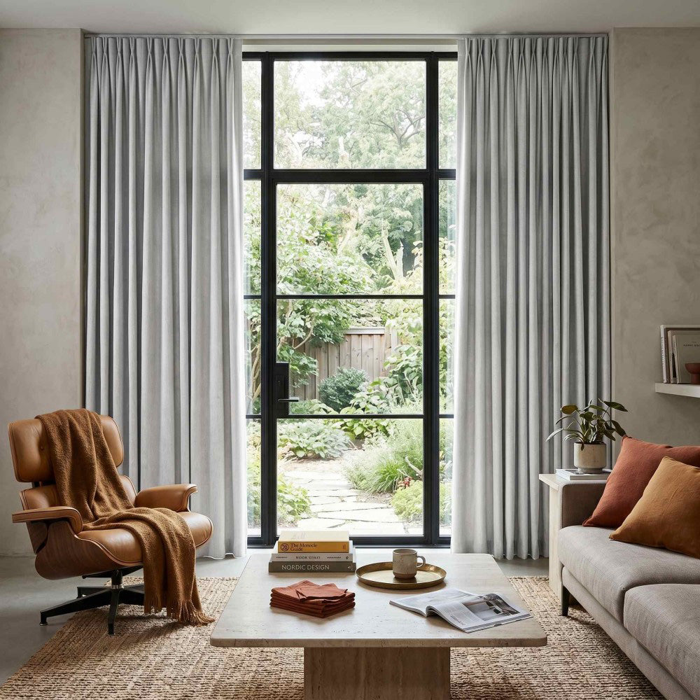 Clive Cotton Soft 100% Blackout Thermal Curtains