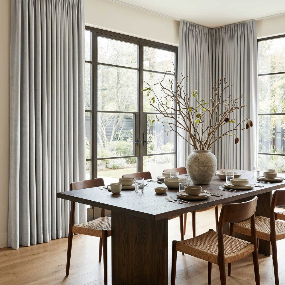 Clive Cotton Soft 100% Blackout Thermal Curtains