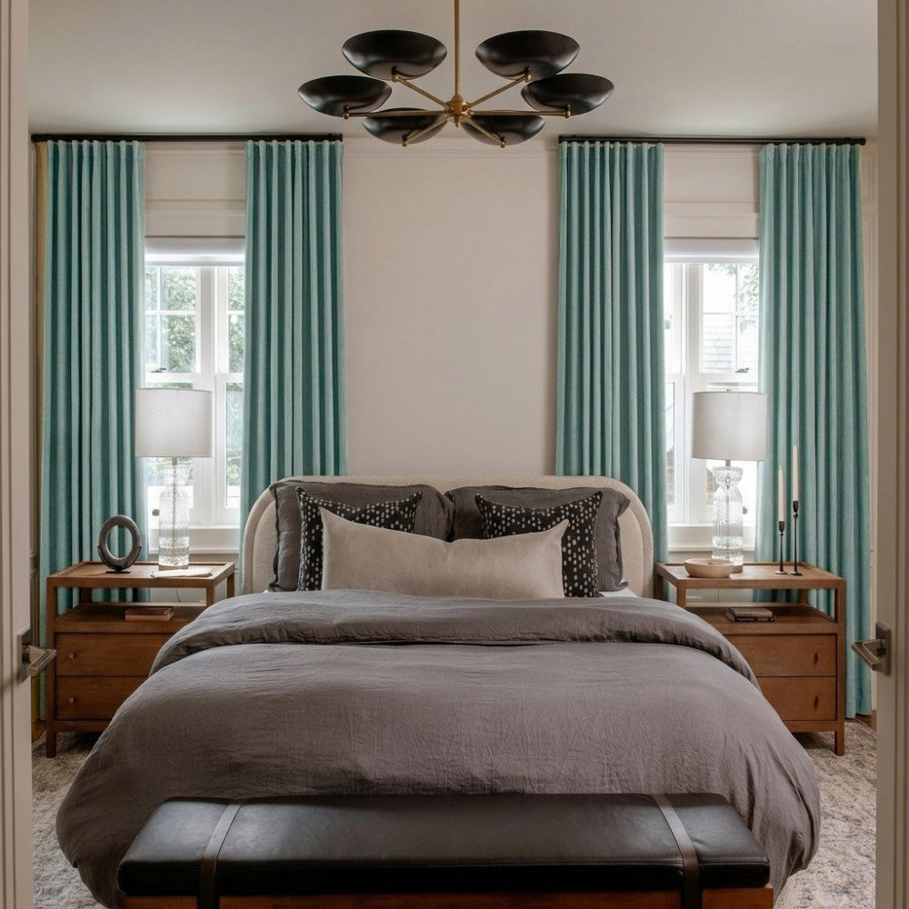 Clive Cotton Soft 100% Blackout Thermal Curtains