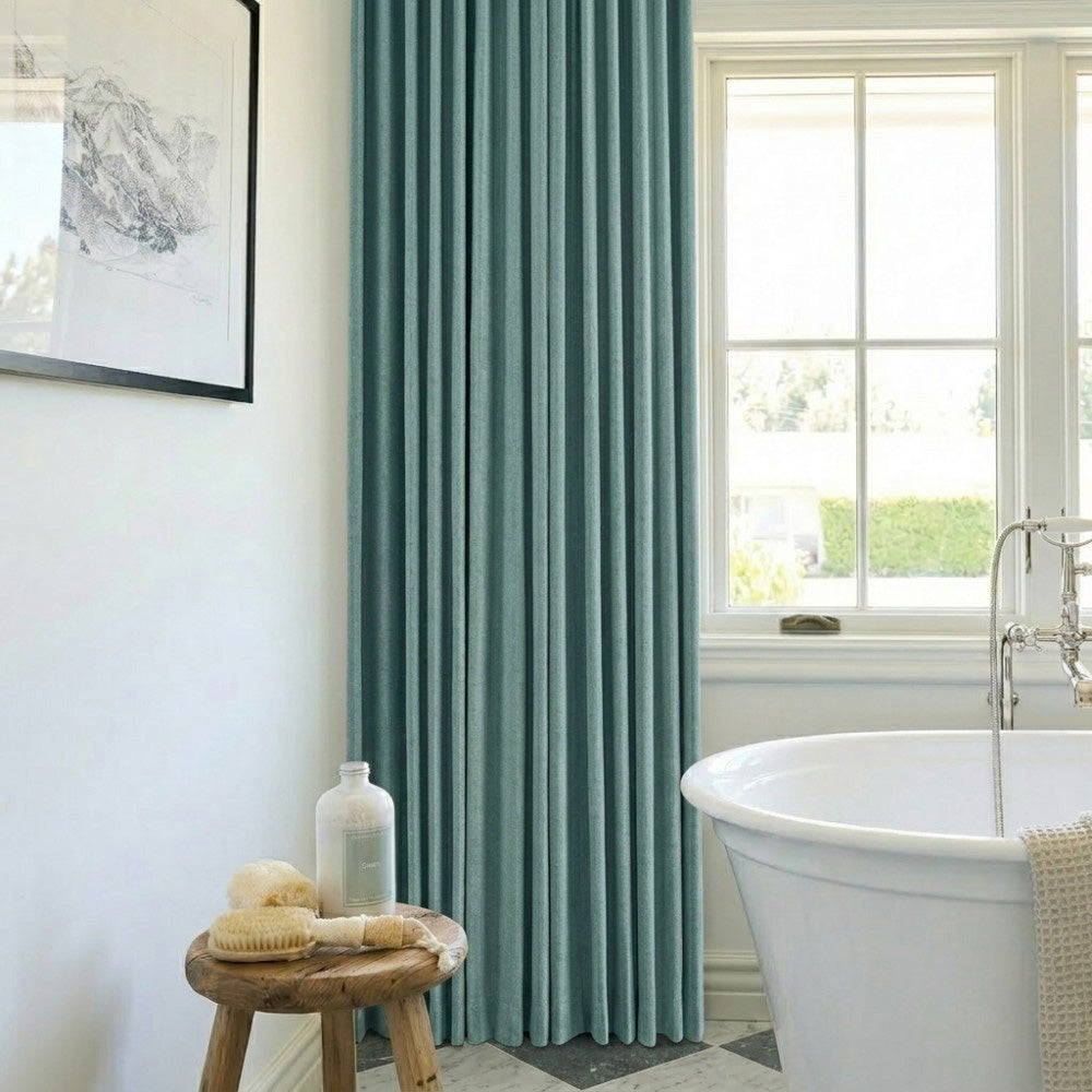 Clive Cotton Soft 100% Blackout Thermal Curtains