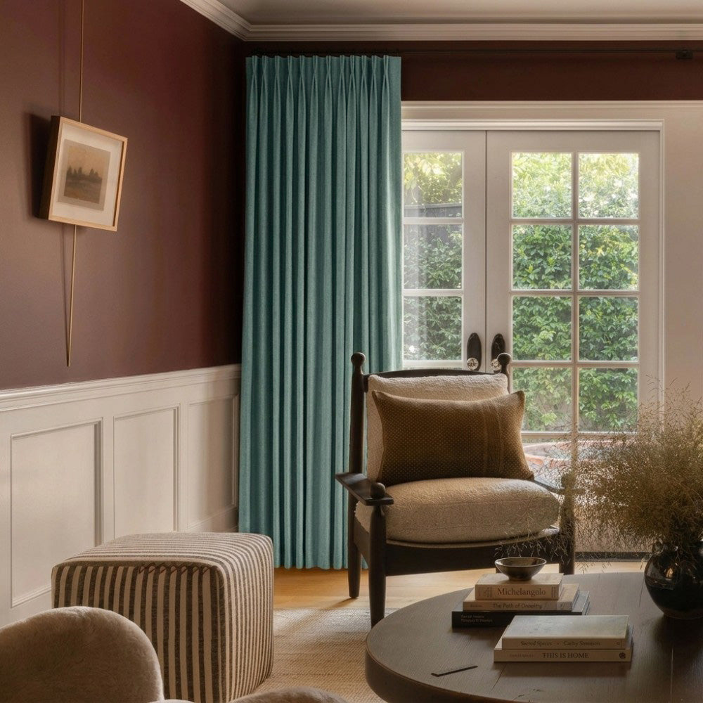 Clive Cotton Soft 100% Blackout Thermal Curtains