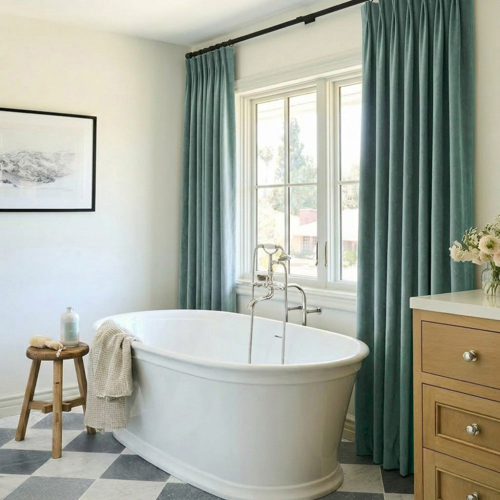 Clive Cotton Soft 100% Blackout Thermal Curtains