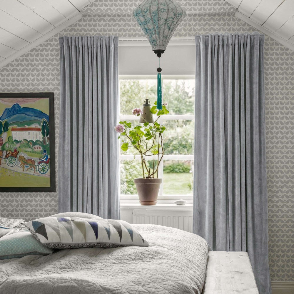 Clive Cotton Soft 100% Blackout Thermal Curtains