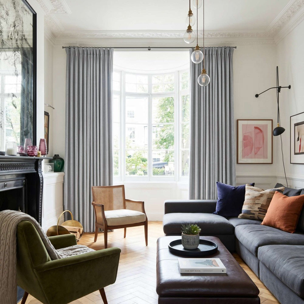 Clive Cotton Soft 100% Blackout Thermal Curtains