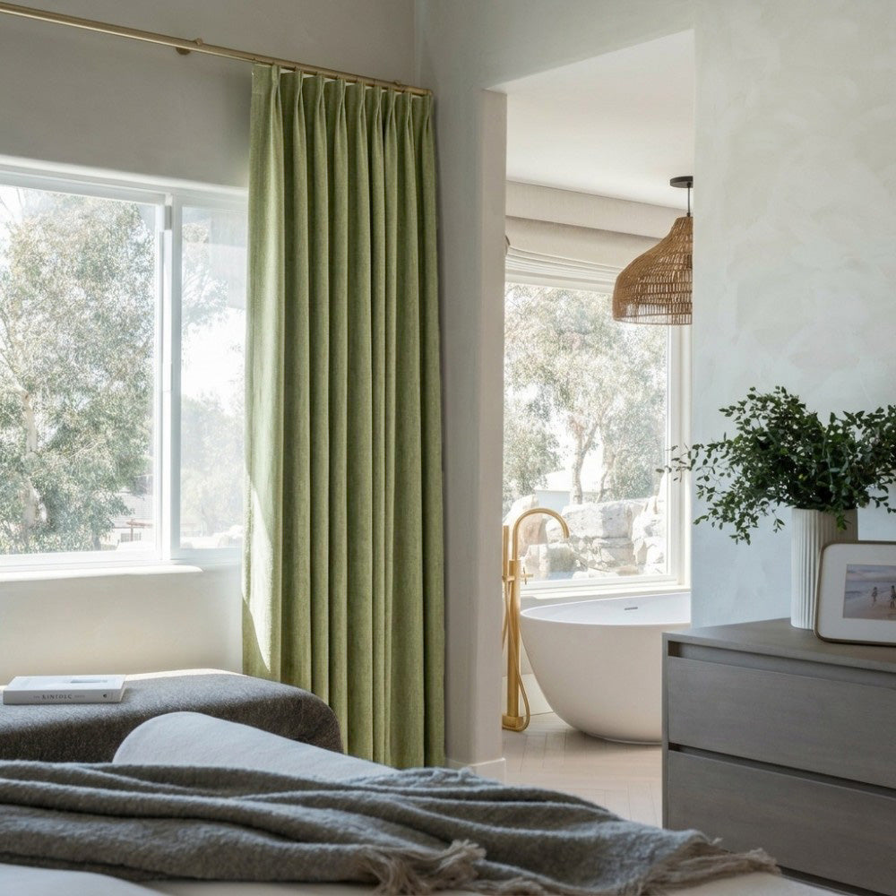 Clive Cotton Soft 100% Blackout Thermal Curtains
