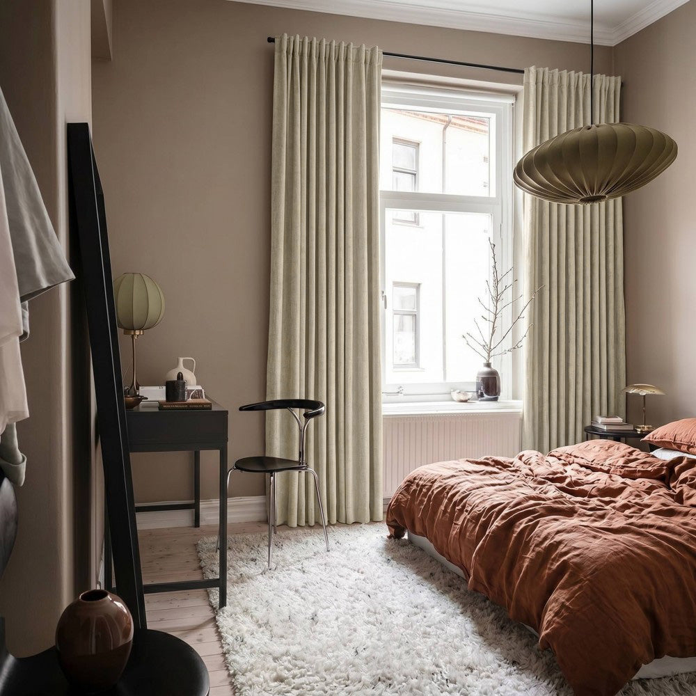 Clive Cotton Soft 100% Blackout Thermal Curtains