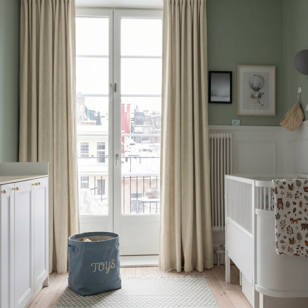 Clive Cotton Soft 100% Blackout Thermal Curtains