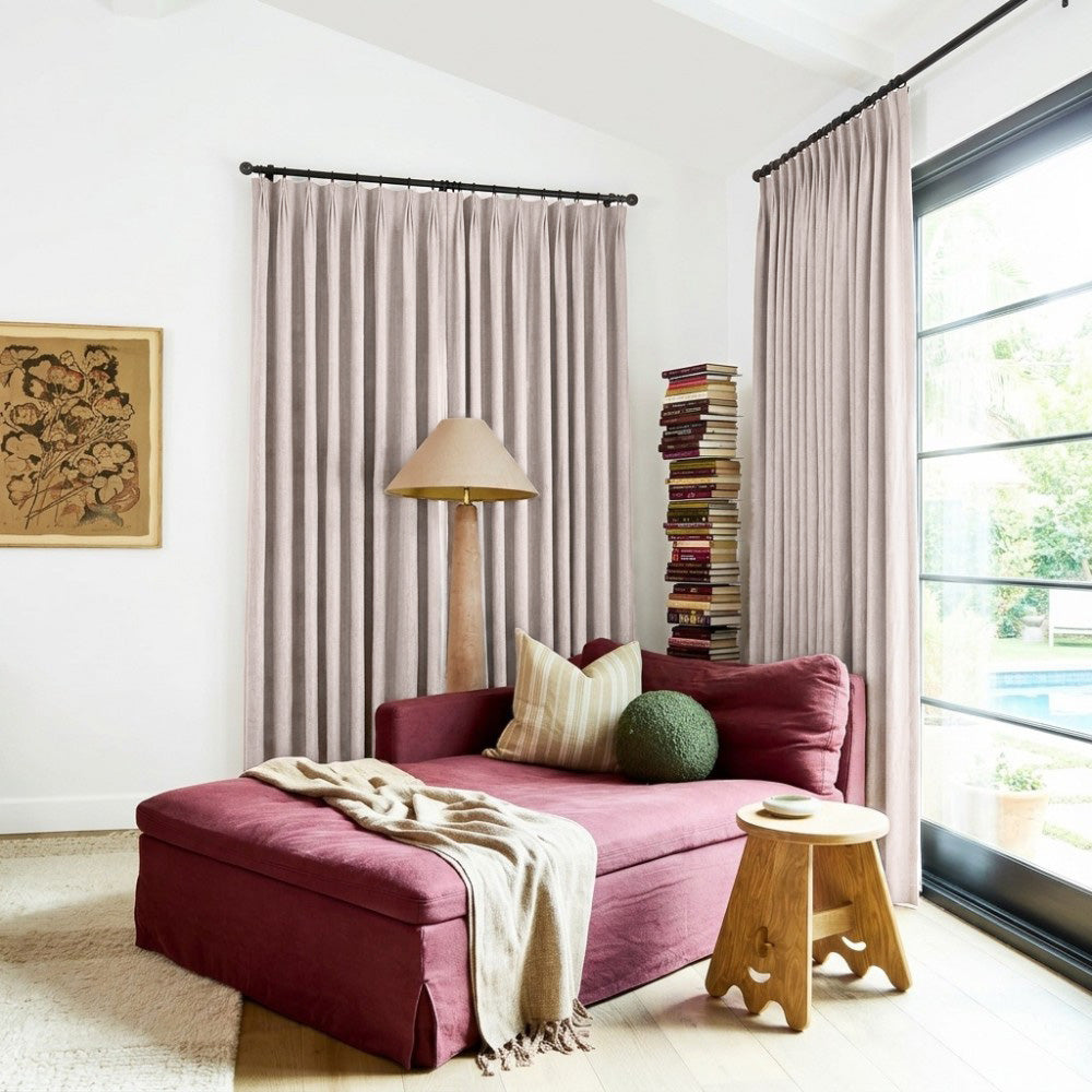 Clive Cotton Soft 100% Blackout Thermal Curtains