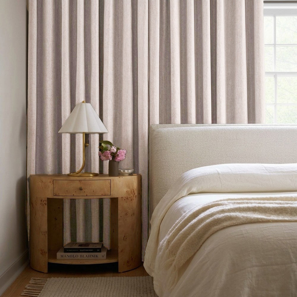 Clive Cotton Soft 100% Blackout Thermal Curtains