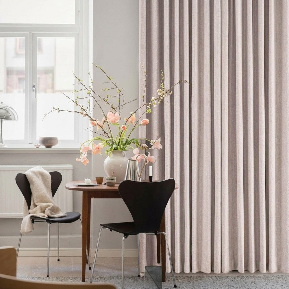 Clive Cotton Soft 100% Blackout Thermal Curtains