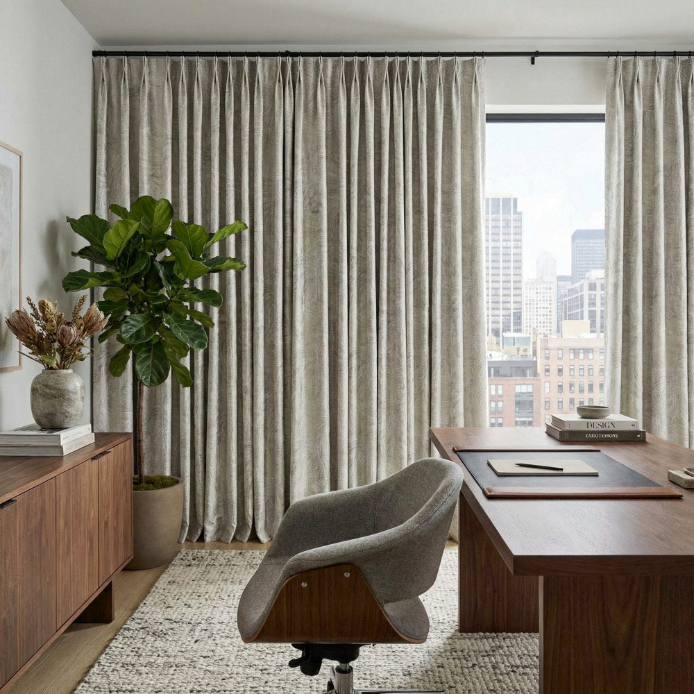 Cormac Persian Gray Ripple Curtains