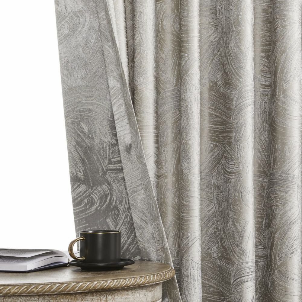 Cormac Persian Gray Ripple Curtains