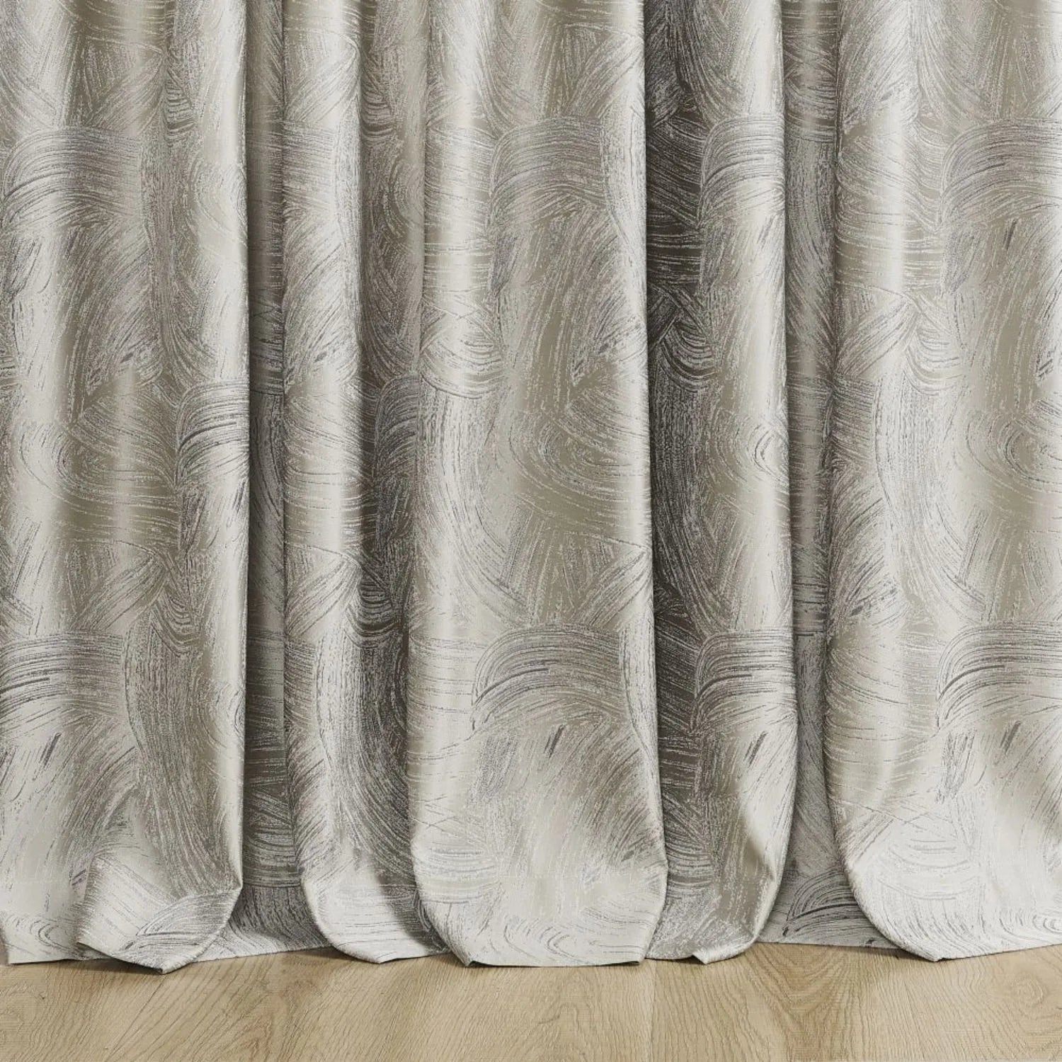 Cormac Persian Gray Ripple Curtains