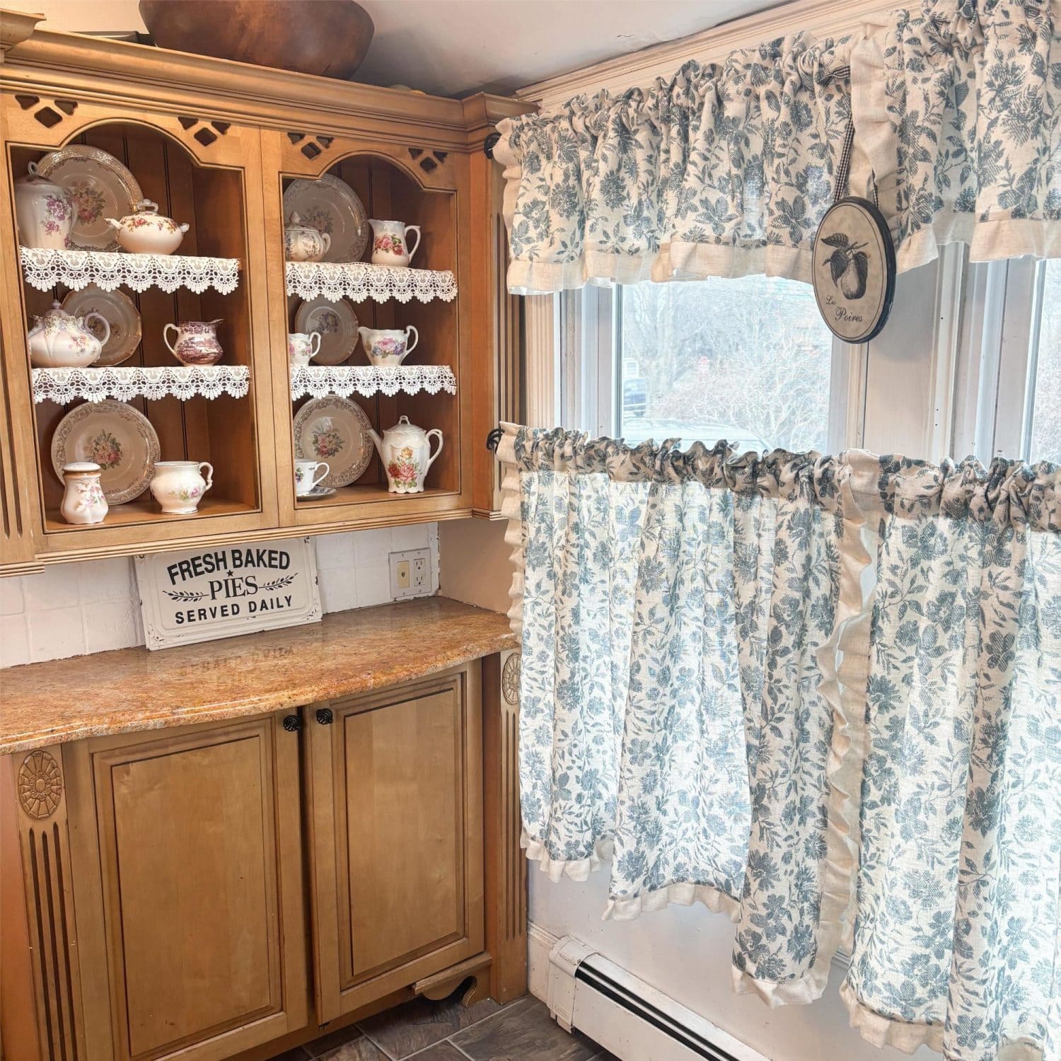 Custom Cafe Curtains For Kitchen