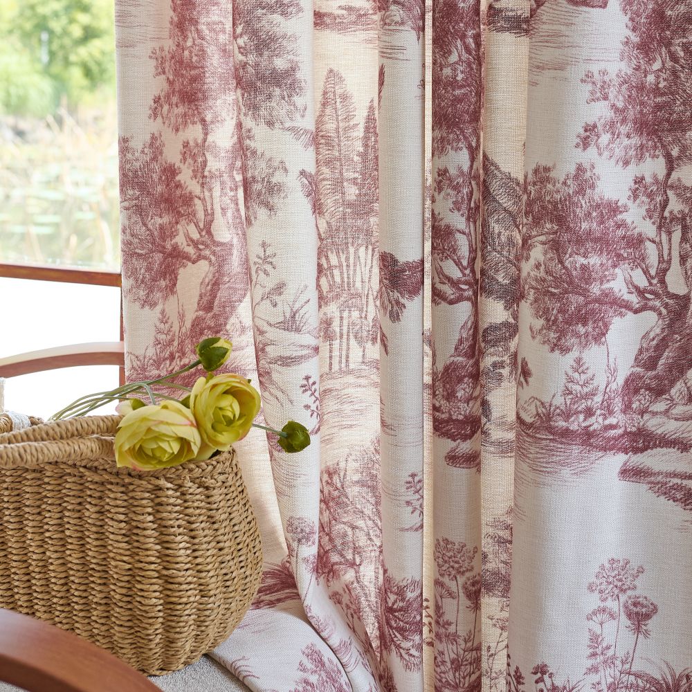Daphne French Country Style Toile Curtains