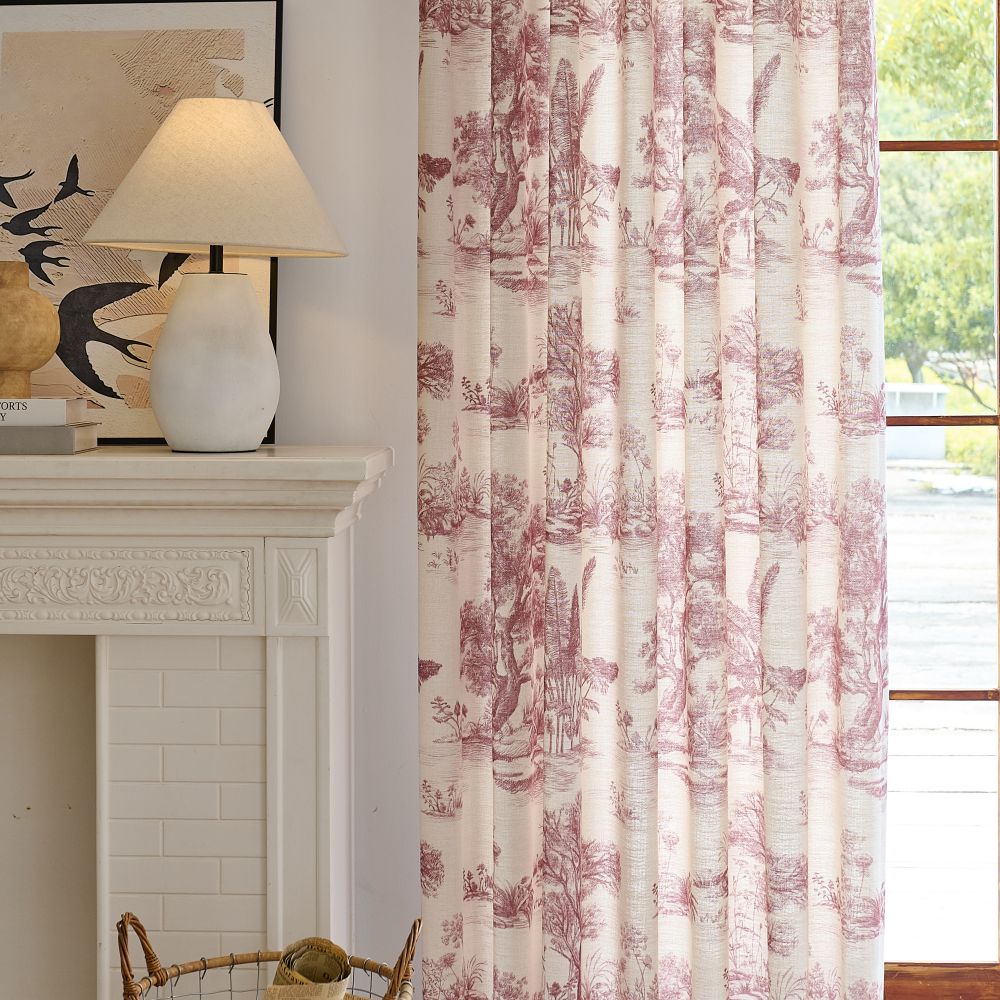Daphne French Country Style Toile Curtains