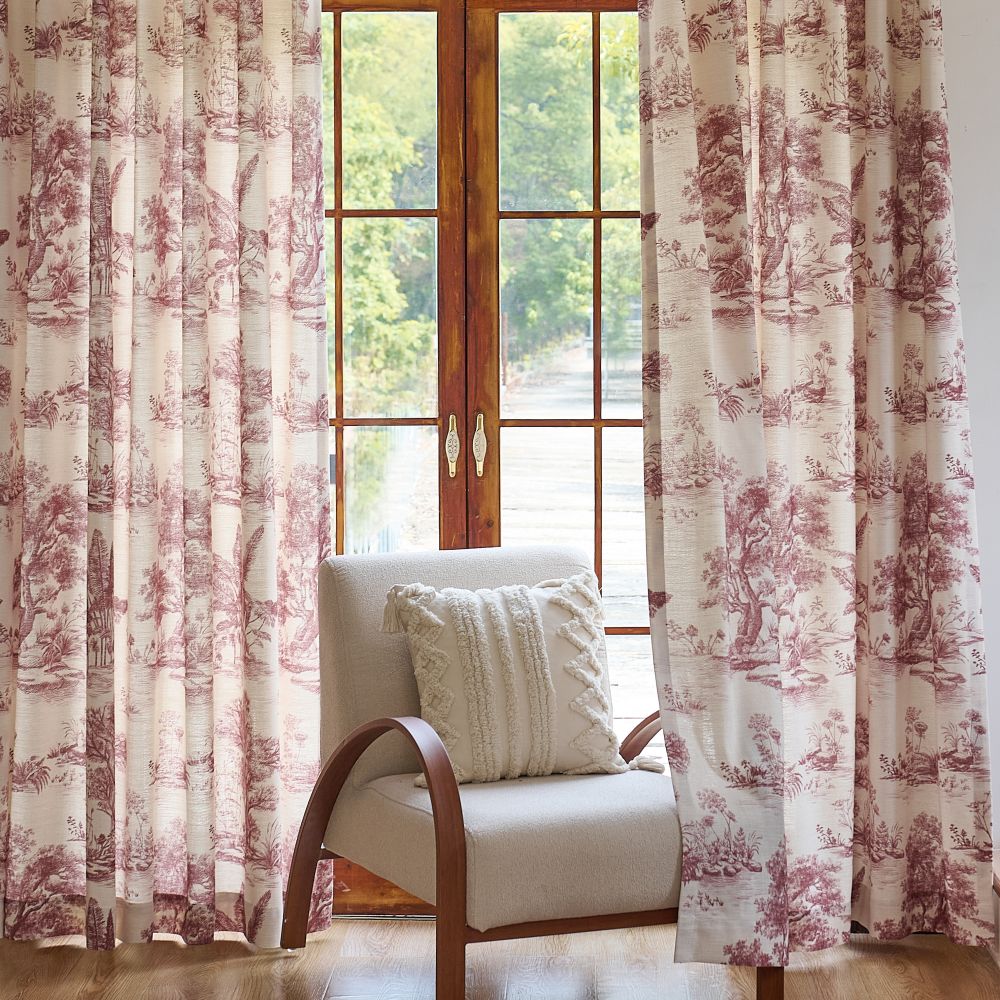 Daphne French Country Style Toile Curtains