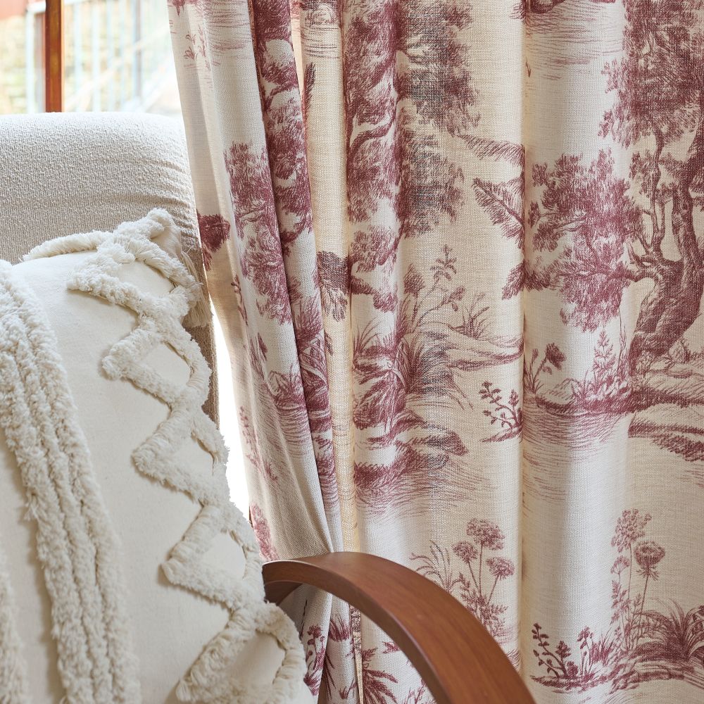 Daphne French Country Style Toile Curtains
