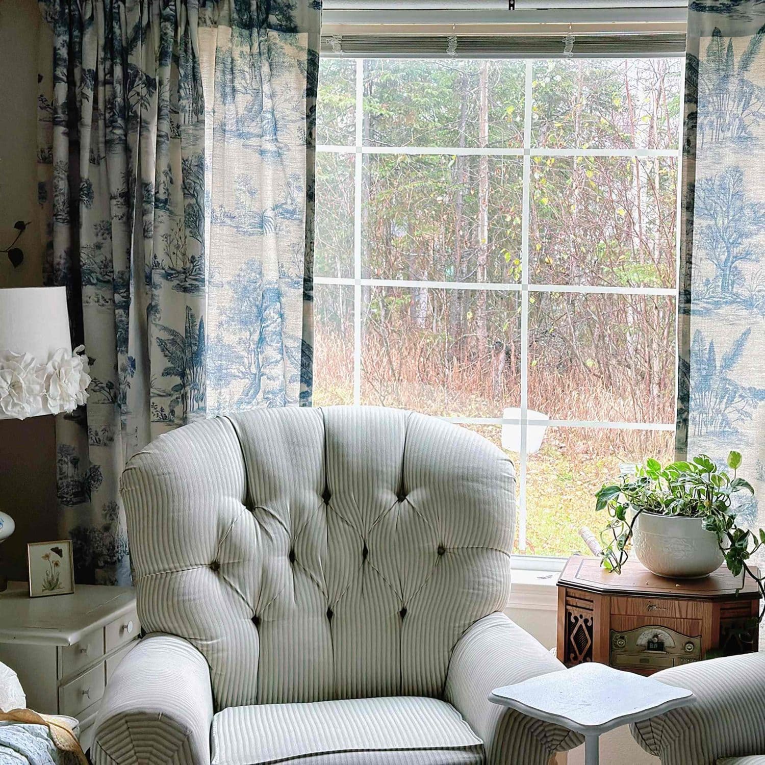 Daphne French Country Style Toile Curtains