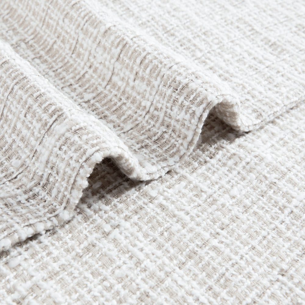 Darcy Splicing Rustic Curtains With Tassel Trim