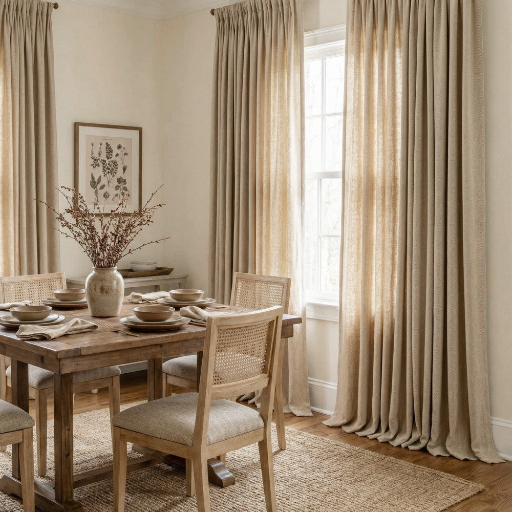 Darya Soft Semi Sheer Curtains