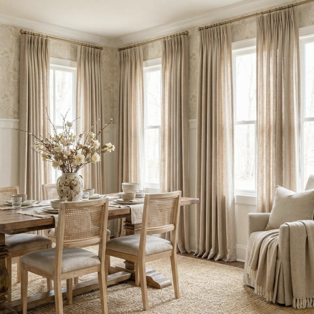 Darya Soft Semi Sheer Curtains