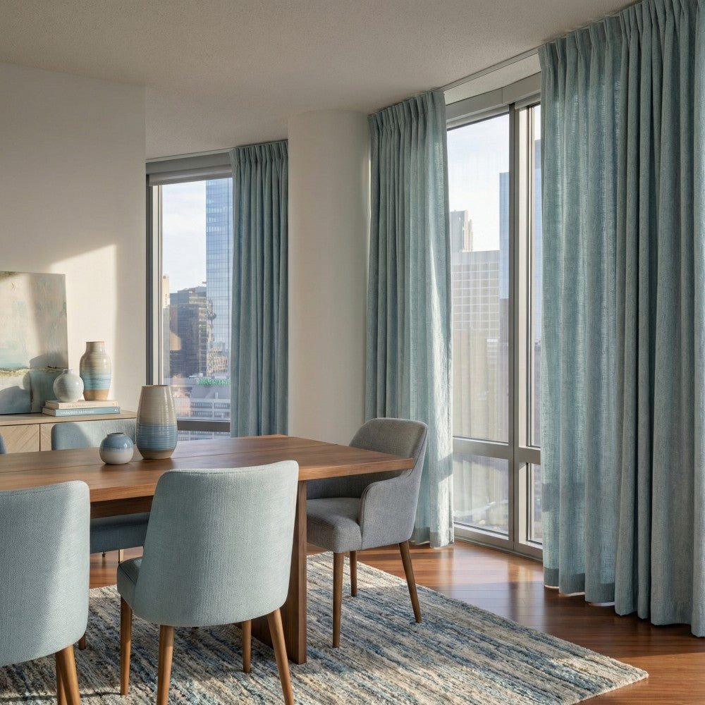 Doris Bamboo Textured Linen Curtains