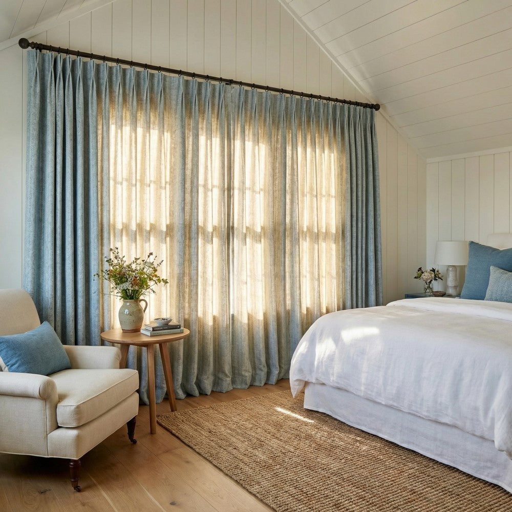 Doris Bamboo Textured Linen Curtains