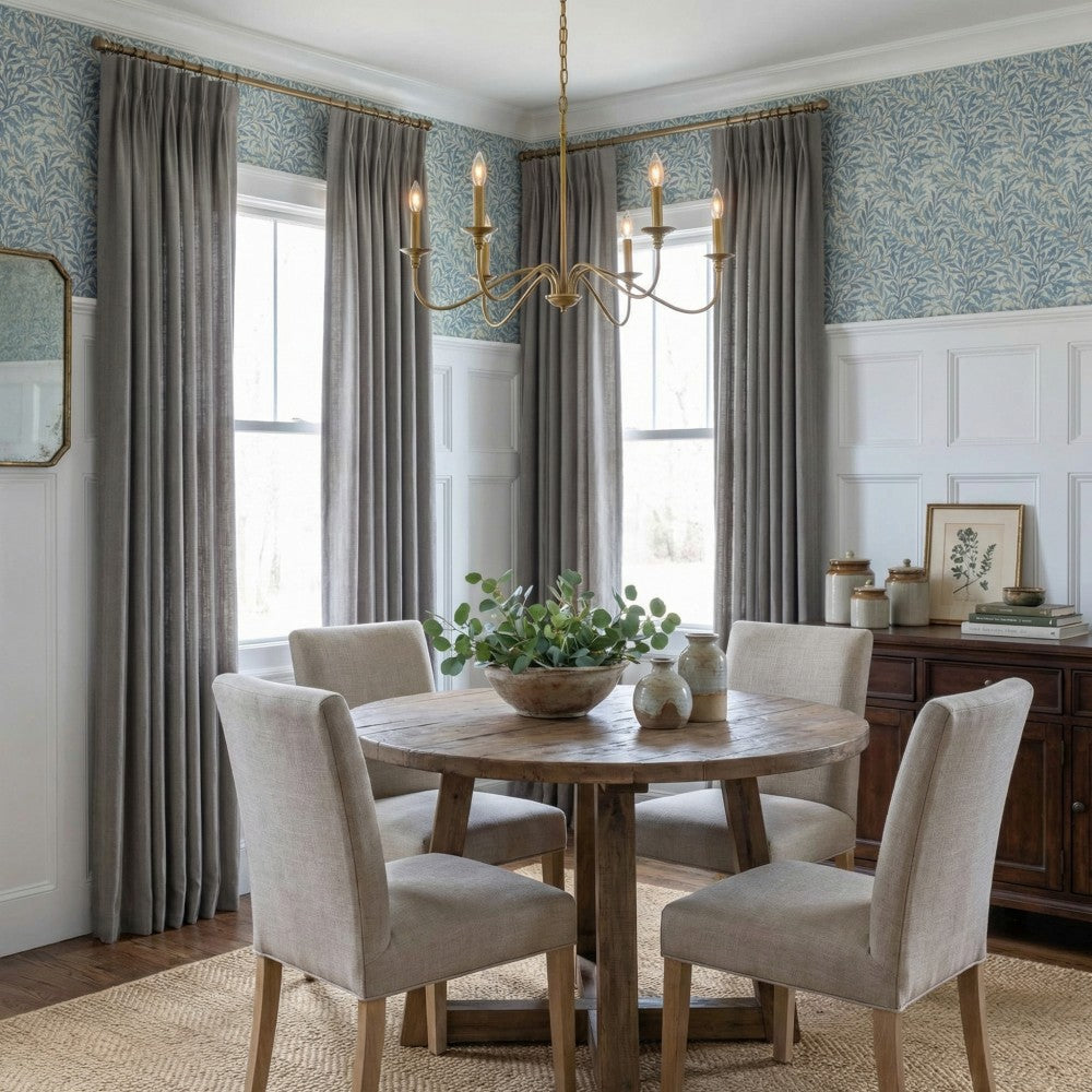 Doris Bamboo Textured Linen Curtains