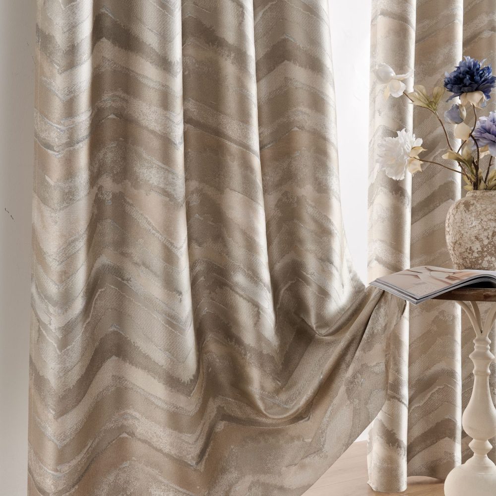 Dylan Urban Chevron Pattern Jacquard Curtains
