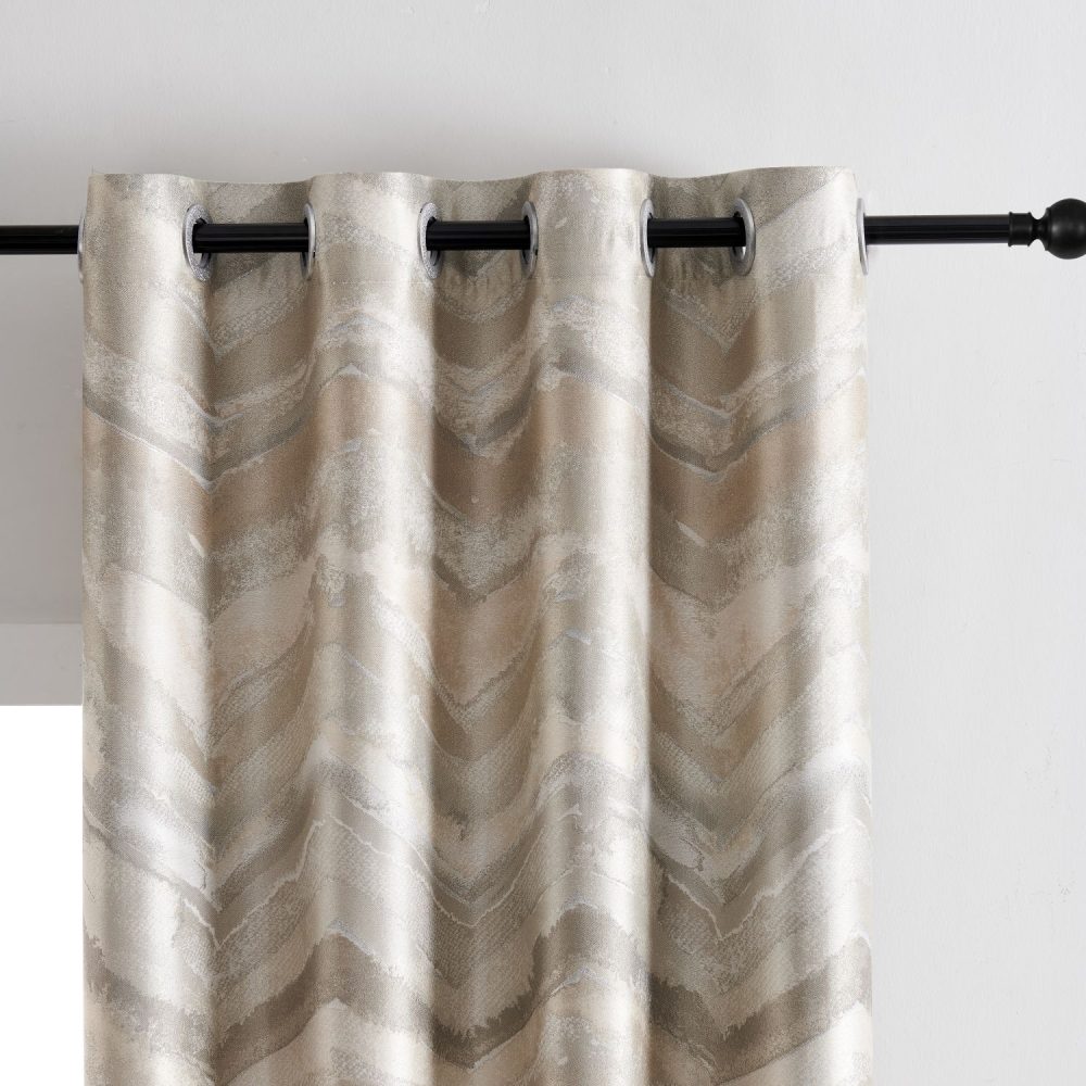 Dylan Urban Chevron Pattern Jacquard Curtains