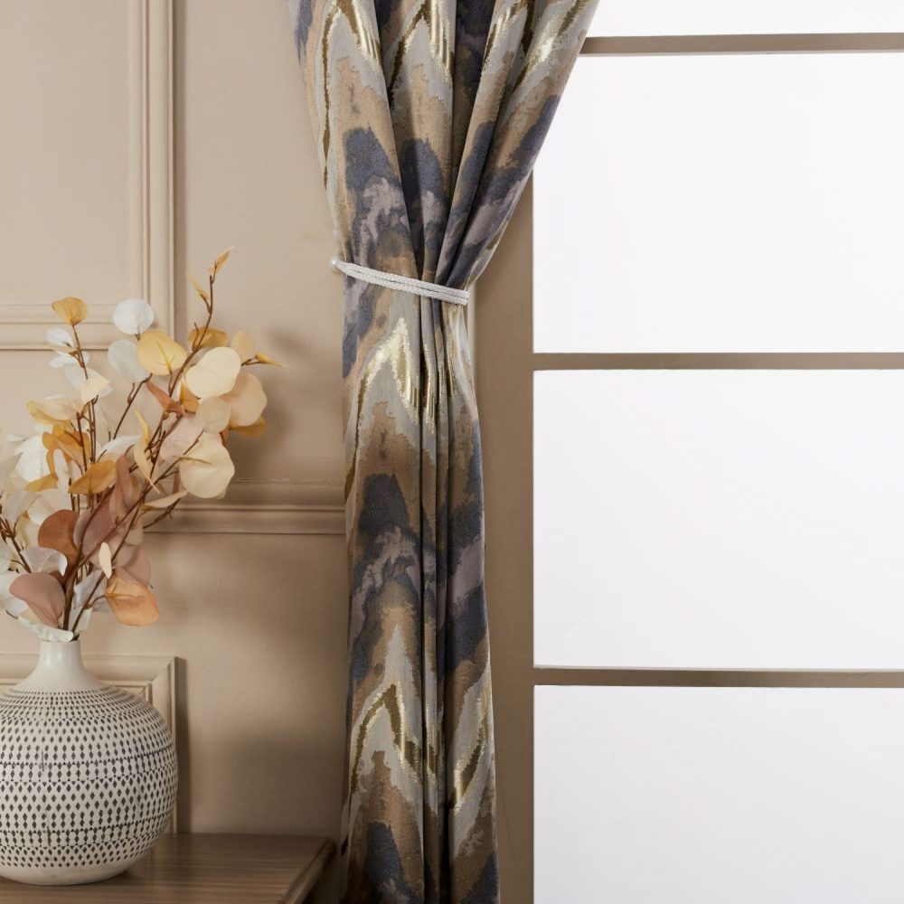 Dyson Unique Metallic Chevron Curtains