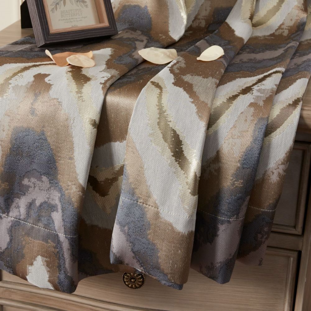 Dyson Unique Metallic Chevron Curtains