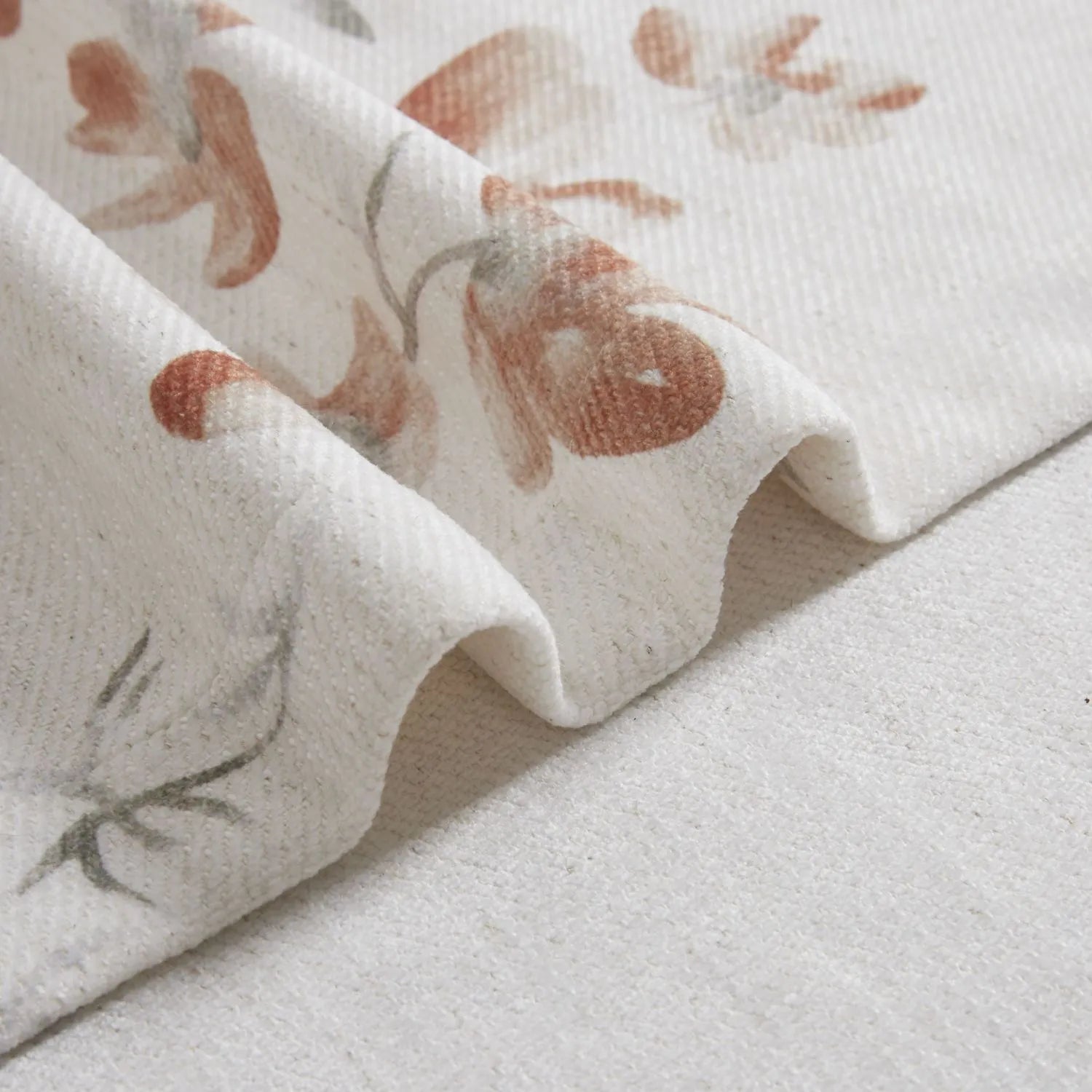 Eilleen Elegant Subtle Printed Gesang Floral Curtains