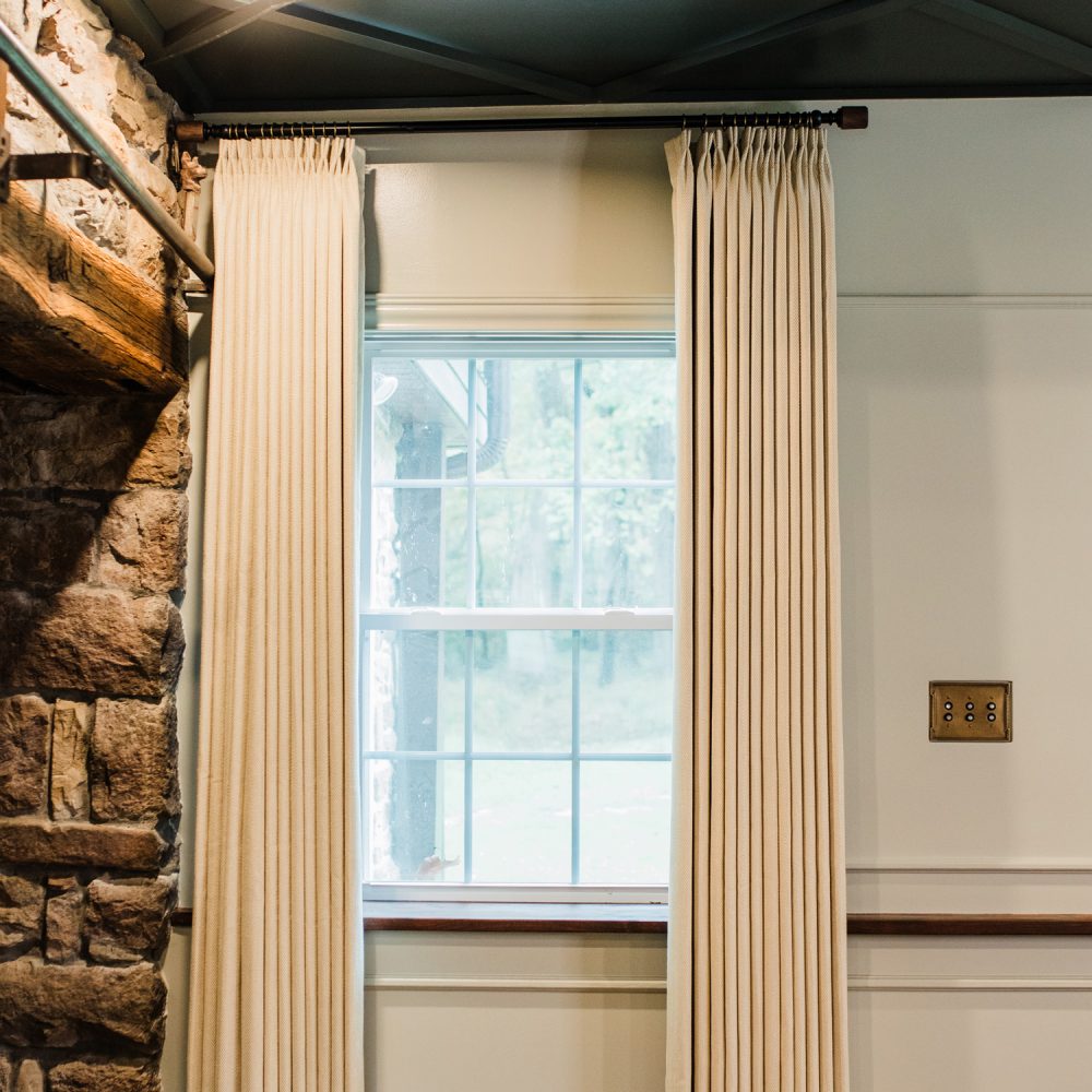 Eli Classic Herringbone Cotton Curtains