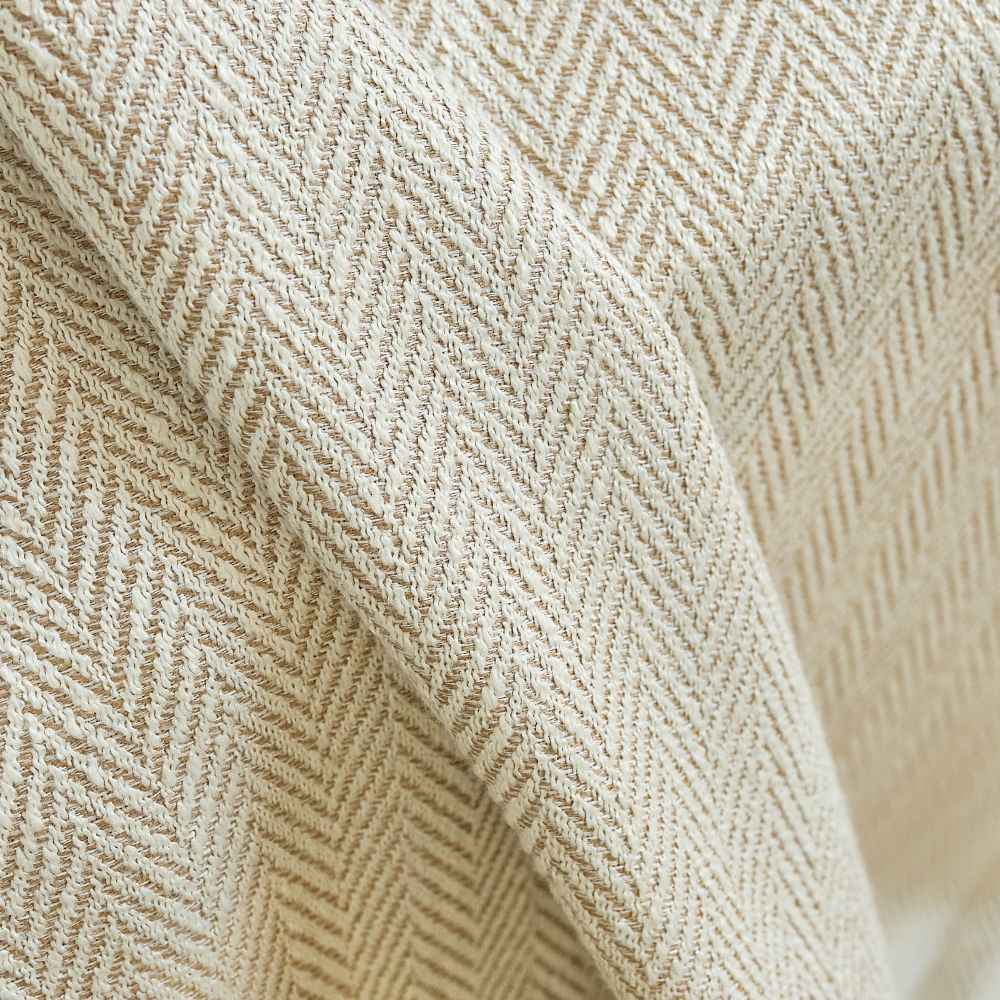 Eli Classic Herringbone Cotton Curtains