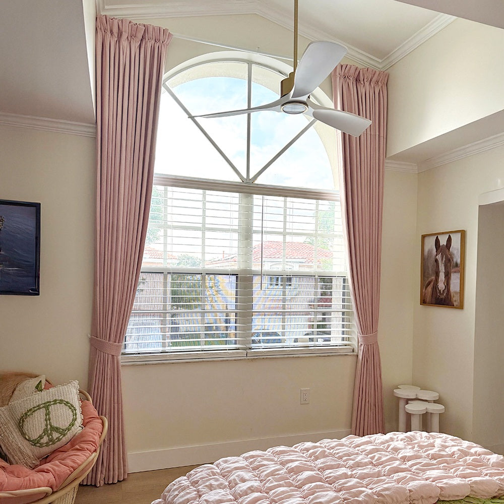 Eli Classic Herringbone Cotton Curtains