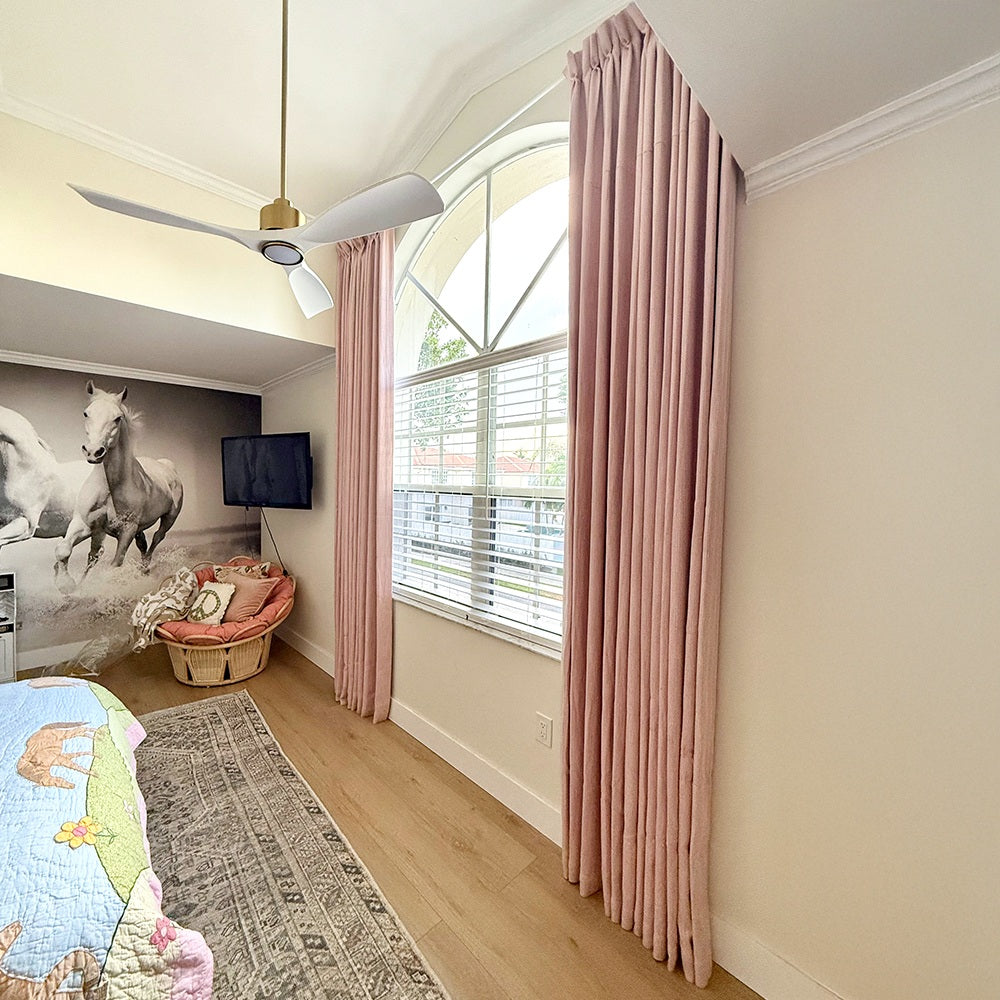 Eli Classic Herringbone Cotton Curtains