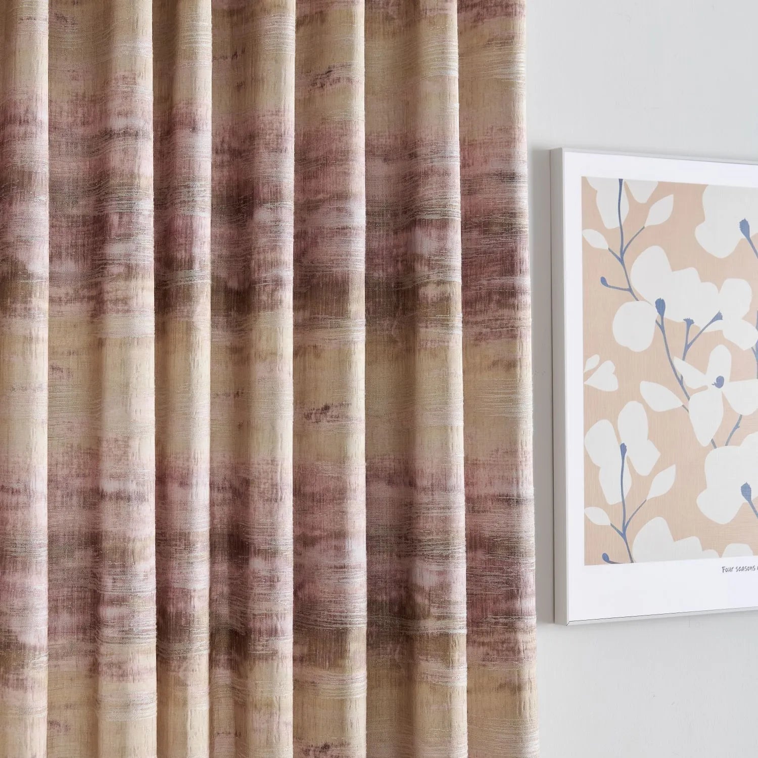 Eliza Retro Style Gradient Striped Curtains