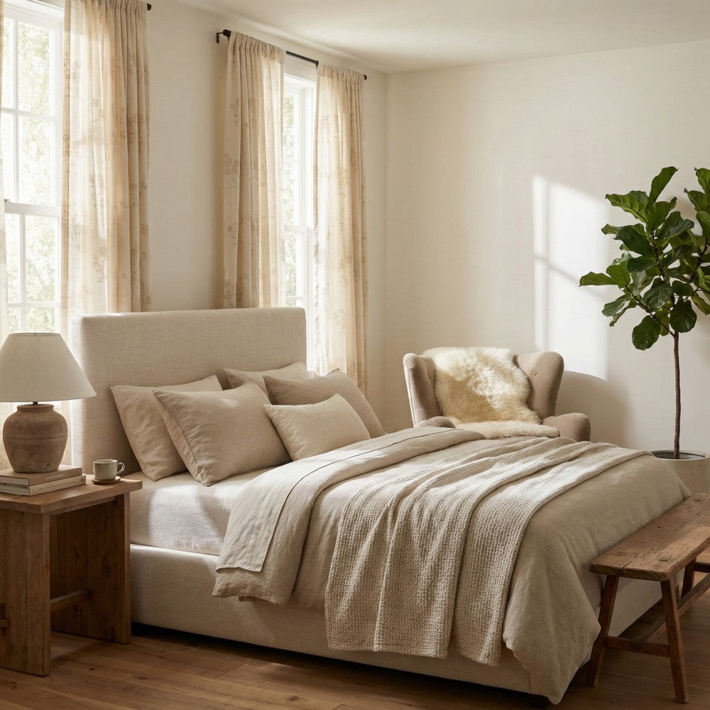 Erin Delicate Floral Linen Cotton Curtains