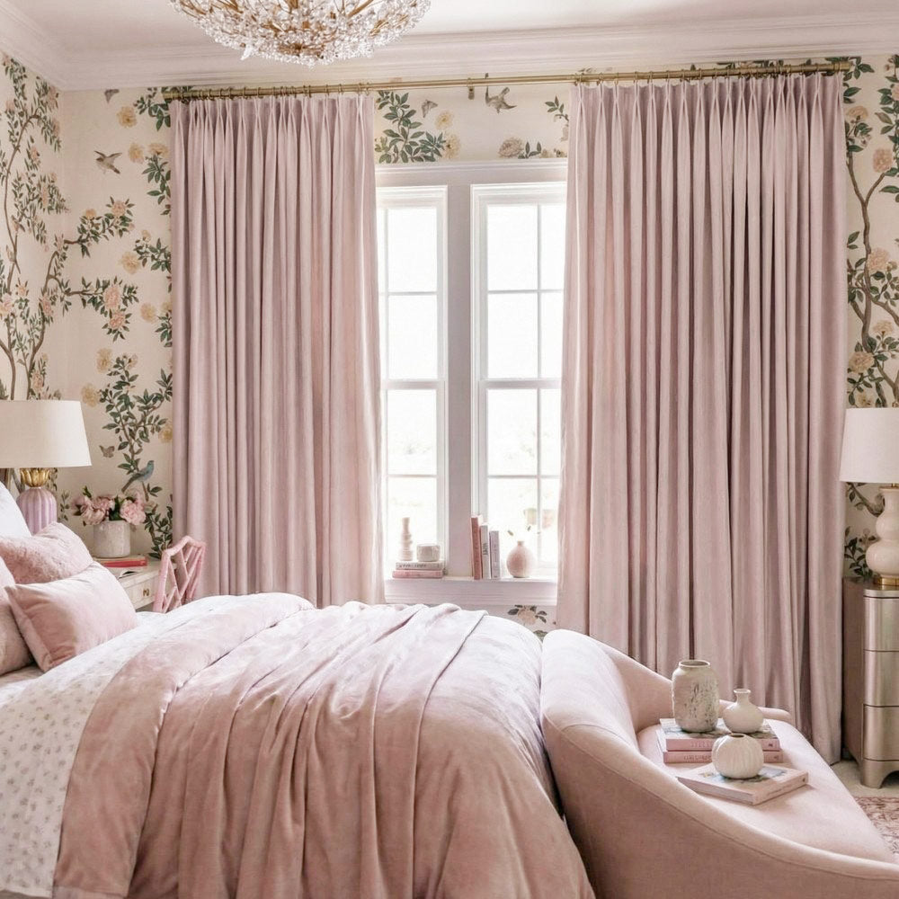 Finley Faux Satin Polyester Curtains