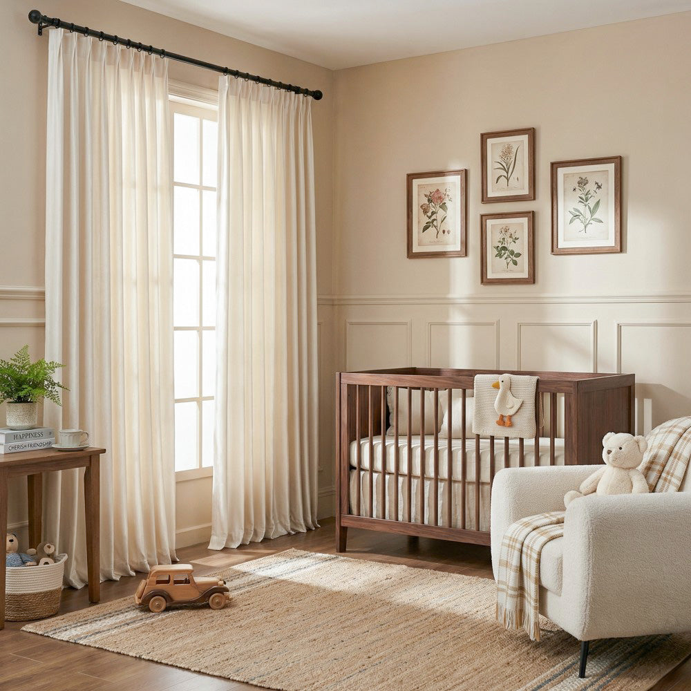 Finley Faux Satin Polyester Curtains