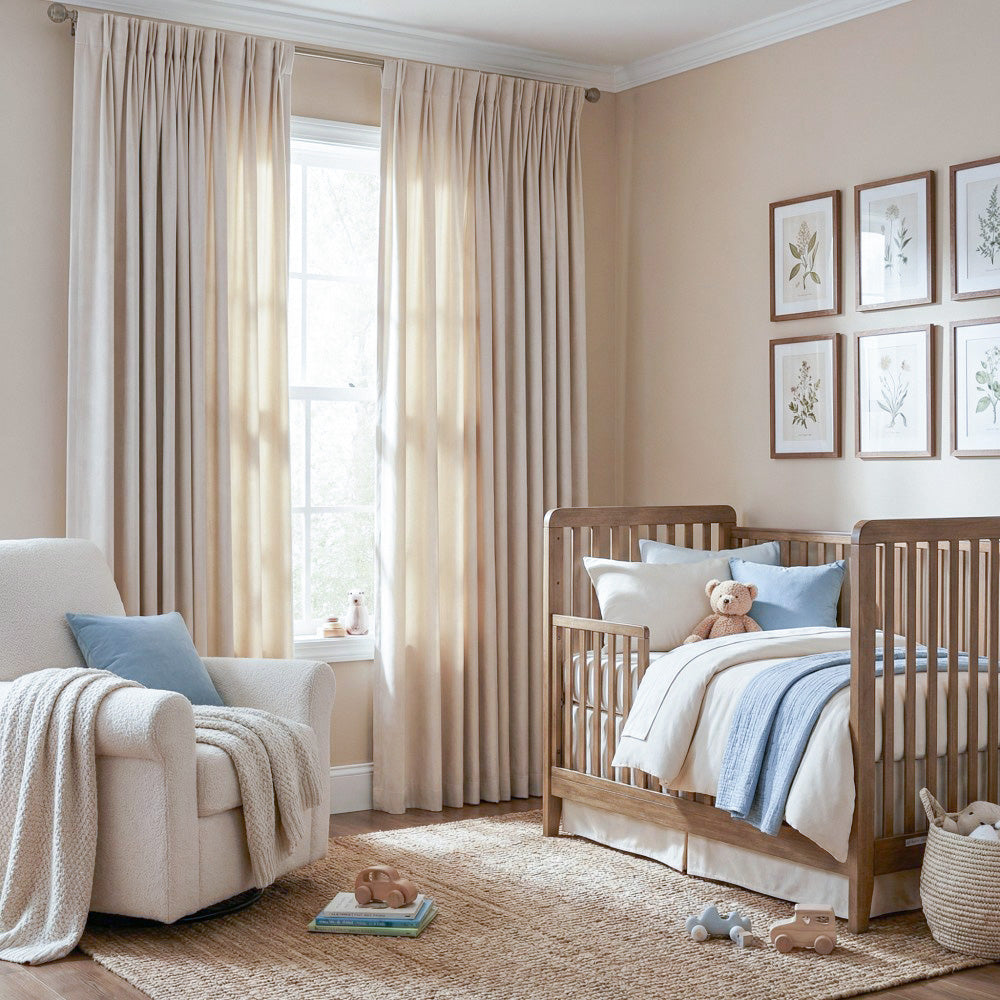 Finley Faux Satin Polyester Curtains