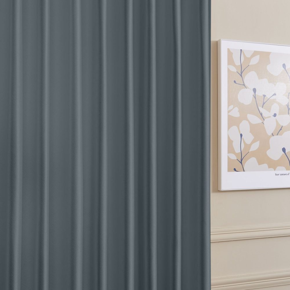 Finley Faux Satin Polyester Curtains